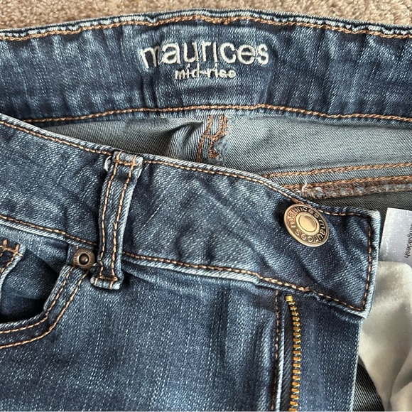 Maurices (4 Long) Mid-Rise Dark Wash Denim - Picture 8 of 9